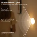 Homelist Lot de 6 spots LED RGB avec détecteur de mouvement, avec télécommande, lampe de chevet LED sans fil et rechargeable, pour murs, escaliers, cuisine, placards, sous meuble, armoires image 4