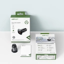 ACEFAST B1 38W Mini Dual Car Charger(USB-C/ USB-A) - Black image 9