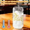 Alphynix 1pc 2026 Year of the Horse Glass Tumbler, 500ml Clear Cup with Golden "馬" Character and 2026 Date Mark, Handcrafted Brewing Theme Design, Includes Bamboo Lid & Glass Straw, Chinese New Year Gift image 4