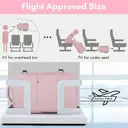 EasyJet Hand Luggage 45x36x20, Hand Luggage Backpack Airplane Men, 15.6 Inch Laptop Travel Backpack with USB Charging Port Hand Luggage Bag Business Work School for Women Teenager, Pink, New Year Sale , Top gift picks image 3