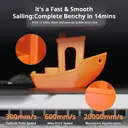 ANYCUBIC Kobra X mehrfarbiger 3D-Drucker, 4-farbig integriert, 19-farbig erweiterbar, 260 x 260 x 260 mm, bis zu 600 mm/s Hochgeschwindigkeitsdruck, LeviQ 3.0 auto-leveling, KI-Erkennung image 8
