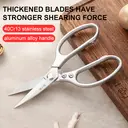 ZHANG XIAOQUAN Ciseaux de cuisine polyvalents à manche unique en acier inoxydable 40Cr13 image 1