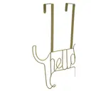 Maison by Premier Stylish Design Gold Finish Sausage Dog Hanger, Versatile Storage Over Door Hooks, Sturdy Hanging Hooks image 2