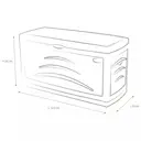 EDA Malle de jardin Gris anthracite SERENA 310 L
Cadenassable avec roulettes - anti étouffement - anti UV
Produit à monter sans outils
Dim.121 x 55 x 66 cm image 1