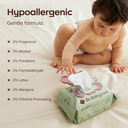 Bc Babycare Wet Wipe 3 Packs × 80 Pieces image 2