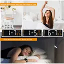 HATITANG PH-01B 16" Digital Wall Clock Black image 3