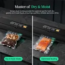 ATSHARK 5-In-1 Vacuum Sealer – High Pressure Touchscreen Design, Fast and Convenient, Includes 50 Vacuum Bags, Ideal for Home Food Preservation, Black, VS6621 image 2