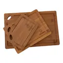 Zimatic Lot de 3 planches à découper de tailles assorties en bambou image 6