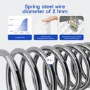 Lexzurn Matelas orthopédique à ressorts 7 zones - 140 x 190 x 22 cm image 3