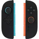 Konix Coque de protection pour manettes Joy-Con Nintendo Switch 2 - Silicone - Antichoc - Anti-rayures - Anti-poussière - Noir image 0