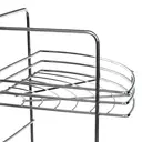 Maison by Premier 5 Tier Chrome Corner Storage Rack image 3