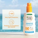 Garnier Ambre Solaire SPF 50+ Sensitive Advanced Sun Spray 150ml image 1