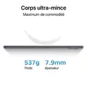 DOOGEE U11 Tablette Android 15, 11 pouces, IA Gemini, 16 Go + 128 Go / 2 To, Gris image 8