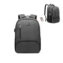 Travel Laptop Backpack with USB Charging Port, Water Resistant Business Work Computer Bag, Casual Daypack Schoolbag Rucksack for Women Men, Fits 15.6-inch Laptop, Lightweight Durable Daily Backpack Grey image 0