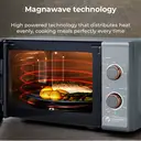 Tower Cavaletto Manual Microwave - Grey & Rose Gold, 20L, 800W, with 5 Power Levels & 35 Minute Timer, T24038RGG image 5