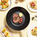COOKER KING x B.DUCK Poêle Wok antiadhésive avec couvercle - Toutes sources de chaleur - 30 cm image 2