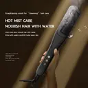 Sunluxy KD880 Steam Hair Straightener Comb, Spray Hydration One Comb Styling, PTC Heating Uniform Hair Care, Steam Import Water Locking and Frizz Resistance, Home Fast Styling Hair Straightening Iron image 2