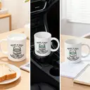 Alphynix 1pc 11oz White Mug with "Insane is a Mean Word, I Prefer Mentally Creative" Quote and Quirky Frog Design, Witty Christmas or Thanksgiving Gift image 5