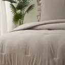 Meeallhome Comforter Set Vintage Ruffle Bed Set 135*200cm/50*75cm*1 Wheat-colored image 6