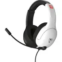 Turtle Beach Casque gaming filaire Airlite Fit pour Nintendo Switch, écouteurs 40 mm, micro antibruit basculant, coussinets maille jersey, connexion 3,5 mm, noir et blanc image 0