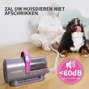 PETKIT 5-in-1 Grooming Tool Set with Hair Vacuum, Quiet Motor, Integrated Dust Collection, Cool/Warm Air Drying, Multiple Attachments, For Dogs & Cats image 5