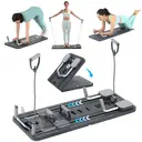 Capelli Sport Table de reformateur multifonctionnelle pour entraînement du tronc, salle de sport à domicile portable et pliable image 0