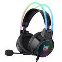 ONIKUMA X15PRO-noir Casque de jeu filaire à porter sur la tête avec effets d'éclairage RGB étonnants image 4