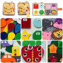 0613YL Premium Montessori Felt Quiet Book: A Screen-Free Learning Adventure for Kids image 5