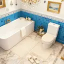 Bathroom Rugs Set 3 Piece, Plush Absorbent Bath Mats for Bathroom,
Non Slip Machine Washable Bath Mat Set with 38*44cmToilet Cover, 50*40cm U-Shaped Contour Toilet Rug,50*80cmBathroom Rugs,beige image 1