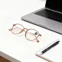 Lunettes de lecture marron transparent 400d image 3