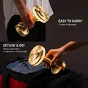 Lampe de table sans fil, lampe de bureau LED portable, éclairage d’ambiance de bureau, veilleuse avec intensité variable et n image 2