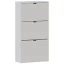 Vida Designs Shoe Cabinet 3 Doors White image 1