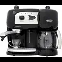 DELONGHI Combo, Machine Expresso Pompe Dosettes et Café Moulu, BCO261B.1, Noir/Blanc image 1