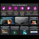 Blackview Mega2, tablette avec écran 2K FHD de 12 pouces, 24 Go (8 + 16) de RAM + 256 Go de ROM, extensible jusqu'à 2 To, double 4G, Wi-Fi 5 GHz, batterie de 9 000 mAh, Android 15, Widevine L1 image 6