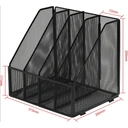 Senhoglb Porte-revues de bureau A4 en métal - Noir - Offre annuelle - Cadeaux phares image 1