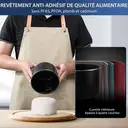 Bear Cuiseur à riz 1,2 L, 200-238 W, pour 1 à 2 personnes, maintien au chaud automatique, cuve intérieure antiadhésive 1,2 L, conception à bouton unique image 8