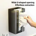 SNSP Toilet Tissue Box Storage Box Light Luxury Multi functional Toilet Paper Drawing Wall Hanging Tissue Box No Punching image 3