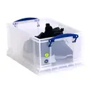 Really Useful Plastic Storage Box 9L Clear (Pack of 4) image 4