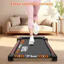 Slimme Walking Pad voor thuis met 3°/6°/9° hellingsverstelling, multifunctioneel LED-display, stille DC-motor, fitnessloopband voor lichte training image 2