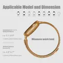 Apple watch bands (46mm/45mm/44mm/49mm)+(S3/2/1 42mm) Rose Gold(circle) image 1