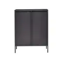 Interiors by Premier Display Cabinet Acier Metal Grey Short image 4