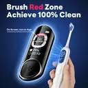 SAKYPRORAL Electric Toothbrush with AI Smart Screen for Adults Kids | 150-Day Battery, Real-Time Brushing Map | Whitening Mode, 3-Min Timer, Travel Case | Family Sonic Electric Tooth Brush (G5S White) image 1