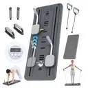 Capelli Sport Table de reformateur multifonctionnelle pour entraînement du tronc, salle de sport à domicile portable et pliable image 2