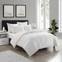 Meeallhome Box Stitched Bed Comforter 225*220cm White image 3