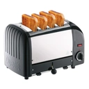 Dualit 40357 Grille-pain 4 fentes - Inox/Noir mat image 1