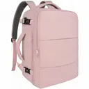 EasyJet Hand Luggage 45x36x20, Hand Luggage Backpack Airplane Men, 15.6 Inch Laptop Travel Backpack with USB Charging Port Hand Luggage Bag Business Work School for Women Teenager, Pink, New Year Sale , Top gift picks image 0