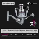 ECOODA SXF Shadow Seeking Spinning Reels River Lake Stream Fishing Bait Casting image 6