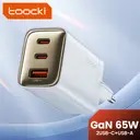 toocki Chargeur secteur USB-C GaN à 3 ports - 65 W image 4