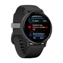 GARMIN vívoactive 5 Montre connectée en silicone - Ardoise/Noir image 2