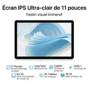 DOOGEE U11 Tablette Android 15, 11 pouces, IA Gemini, 16 Go + 128 Go / 2 To, Gris image 2